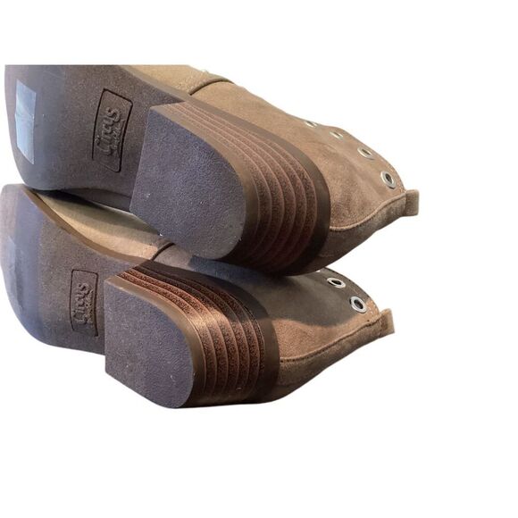 Circus by Sam Edelman Girls Gray Paula Ankle Boots Casual Zip Closure - Picture 7 of 9